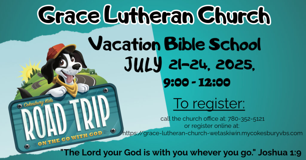 Vacation Bible School at Grace Lutheran Wetaskiwin
